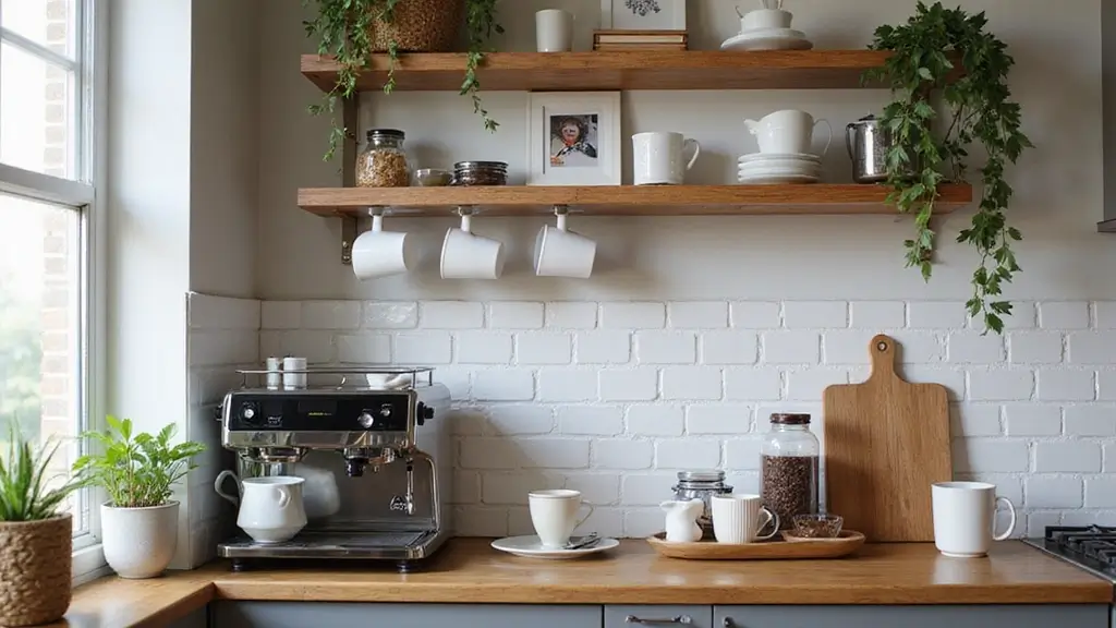 15 Stunning Coffee Bar Ideas That’ll Transform Your Kitchen Into a Cafe Haven!